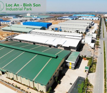 Nhà xưởng khu công nghiệp Lộc An Bình Sơn | Hoàn thiện Block X1