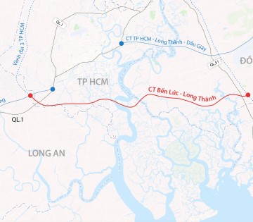Hiện trạng cao tốc Bến Lức - Long Thành sau khi thi công trở lại